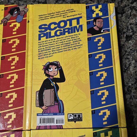 Scott Pilgrim Color Hardcover Set Volumes 1-4 – Bryan Lee O’Malley – Oni Press - Picture 8 of 15